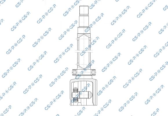 GSP 602393 - Шарнір, ШРУС, приводний вал autozip.com.ua
