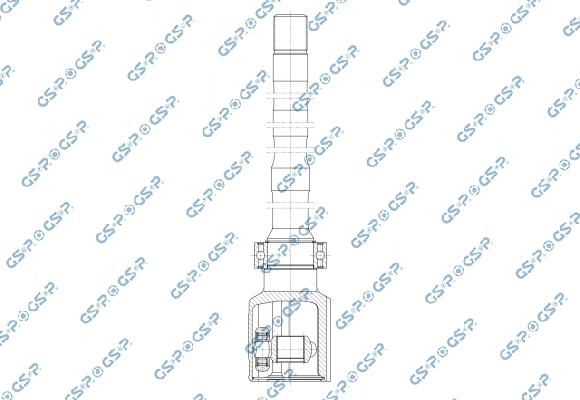 GSP 602298 - Шарнір, ШРУС, приводний вал autozip.com.ua