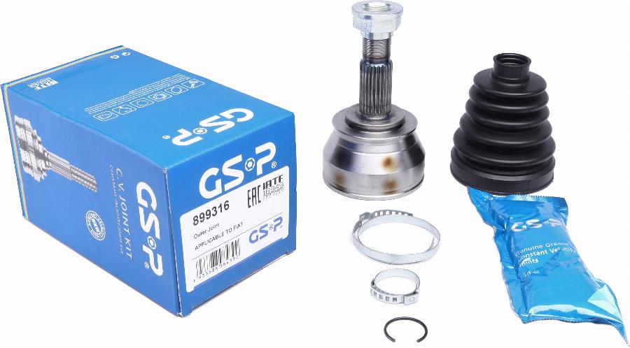 GSP 899316 - Шарнір, ШРУС, приводний вал autozip.com.ua