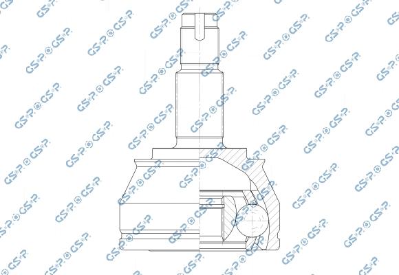 GSP 802565 - Шарнір, ШРУС, приводний вал autozip.com.ua