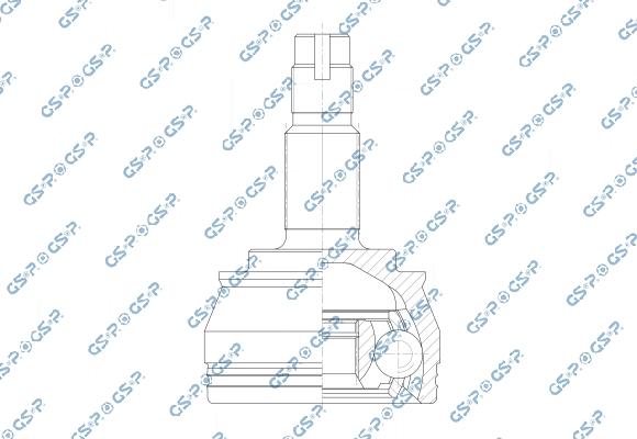 GSP 802143 - Шарнір, ШРУС, приводний вал autozip.com.ua