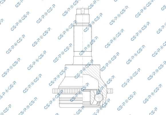 GSP 802824 - Шарнір, ШРУС, приводний вал autozip.com.ua