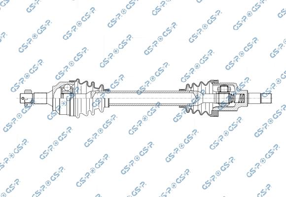 GSP 299135 - Приводний вал autozip.com.ua