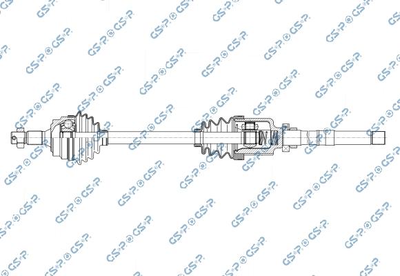 GSP 245197 - Приводний вал autozip.com.ua