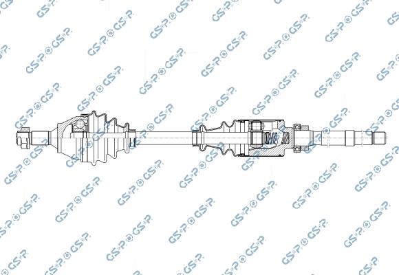 GSP 245110 - Приводний вал autozip.com.ua