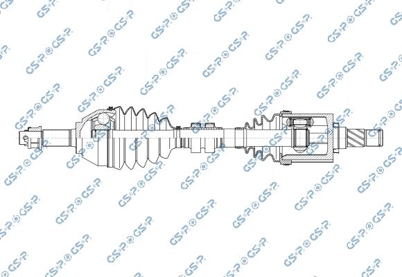 GSP 241481OL - Приводний вал autozip.com.ua