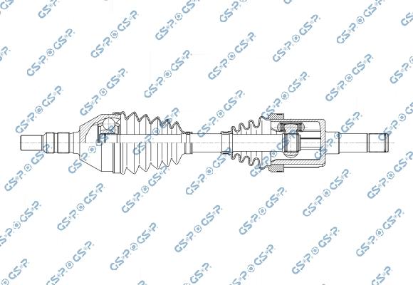 GSP 256693 - Приводний вал autozip.com.ua