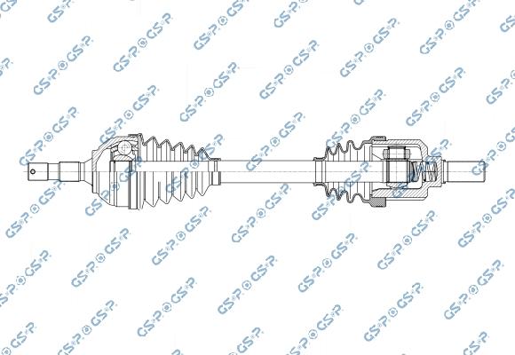 GSP 256611 - Приводний вал autozip.com.ua