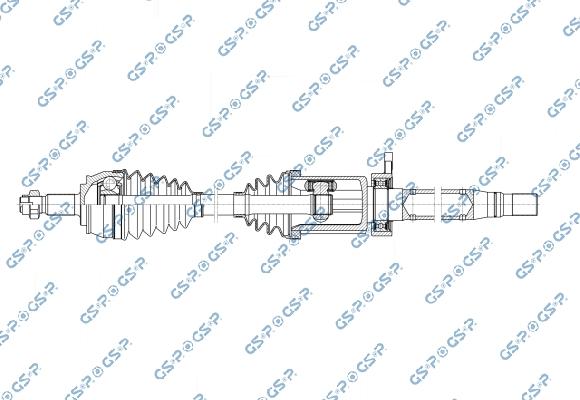 GSP 256625 - Приводний вал autozip.com.ua