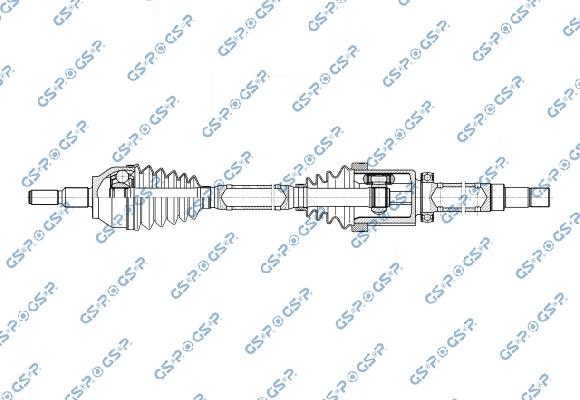 GSP 256894 - Приводний вал autozip.com.ua