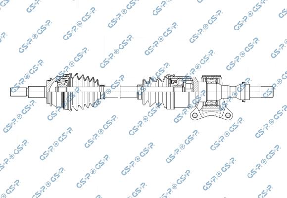 GSP 256892 - Приводний вал autozip.com.ua