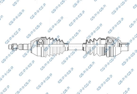 GSP 256873 - Приводний вал autozip.com.ua