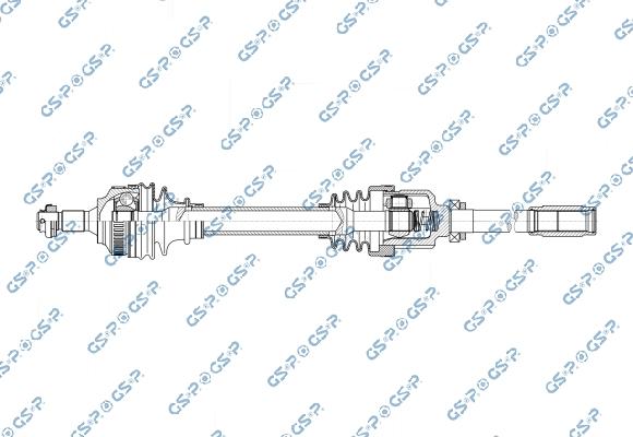 GSP 256308 - Приводний вал autozip.com.ua