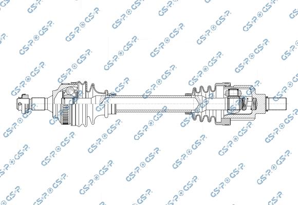 GSP 256307 - Приводний вал autozip.com.ua