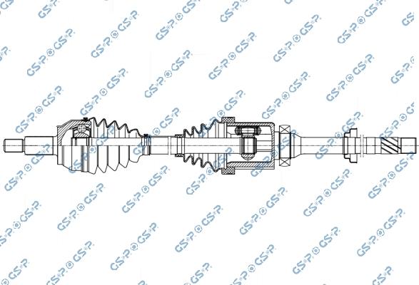 GSP 256229OL - Приводний вал autozip.com.ua