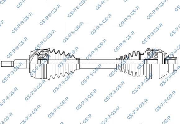 GSP 257411 - Приводний вал autozip.com.ua