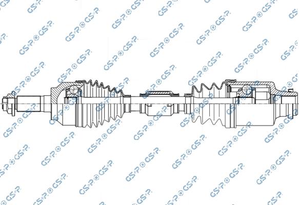 GSP 257533 - Приводний вал autozip.com.ua