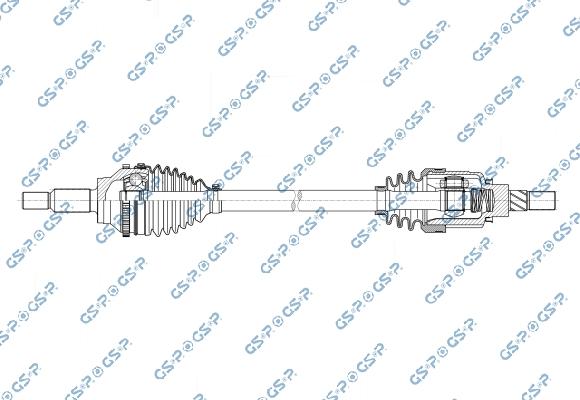 GSP 257265OL - Приводний вал autozip.com.ua