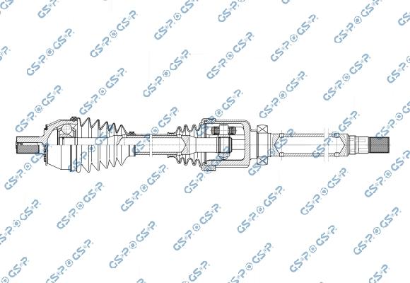 GSP 262082OL - Приводний вал autozip.com.ua