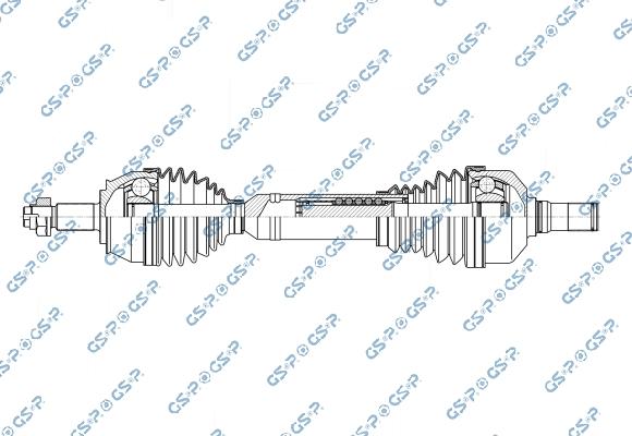 GSP 203991 - Приводний вал autozip.com.ua