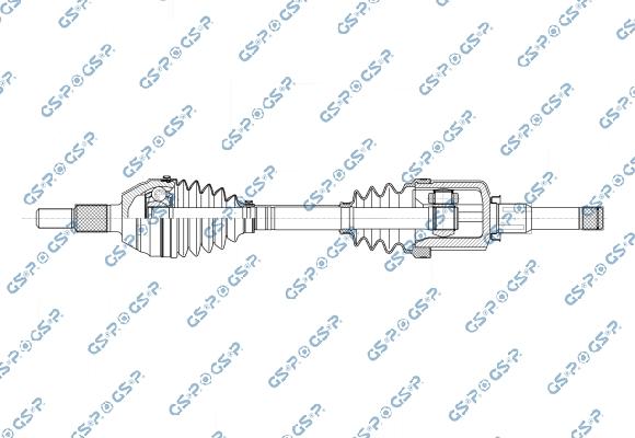 GSP 203815OL - Приводний вал autozip.com.ua