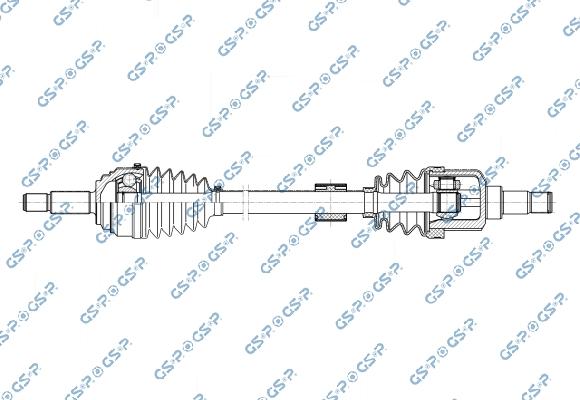 GSP 218405OL - Приводний вал autozip.com.ua