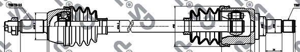 GSP 218140 - Приводний вал autozip.com.ua