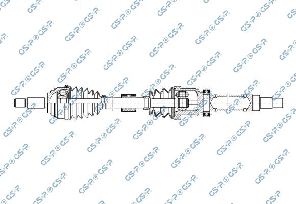 GSP 218380OL - Приводний вал autozip.com.ua