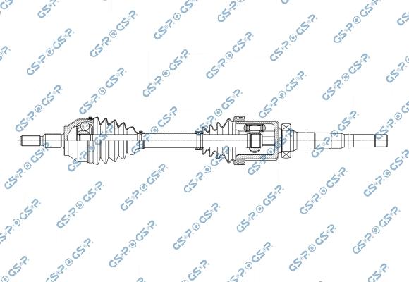 GSP 218374OL - Приводний вал autozip.com.ua
