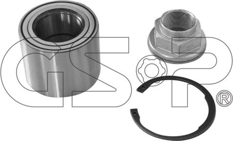 GSP GK3642 - Комплект підшипника маточини колеса autozip.com.ua