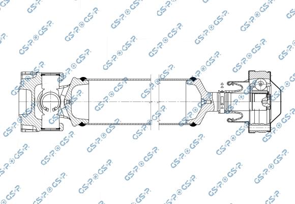 GSP PS901819 - Карданний вал, головна передача autozip.com.ua