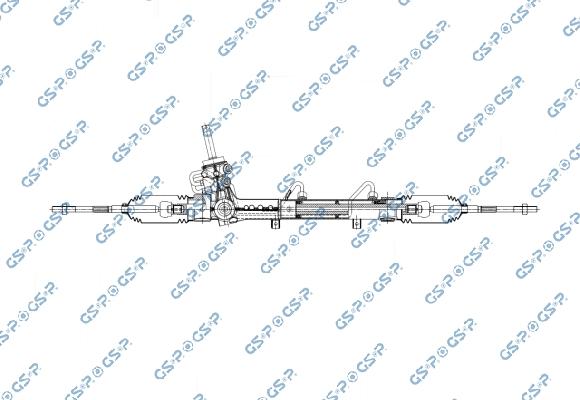 GSP SR901208 - Рульовий механізм, рейка autozip.com.ua