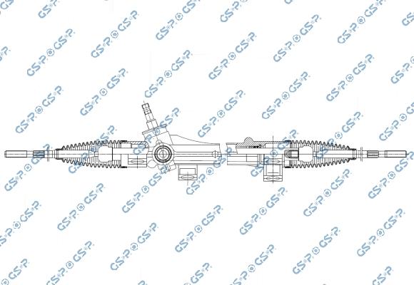 GSP SR700777 - Рульовий механізм, рейка autozip.com.ua