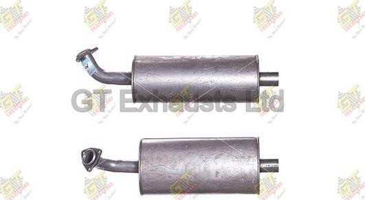GT Exhausts GAN622 - Середній глушник вихлопних газів autozip.com.ua