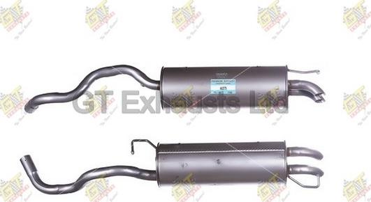 GT Exhausts GAU275 - Глушник вихлопних газів кінцевий autozip.com.ua