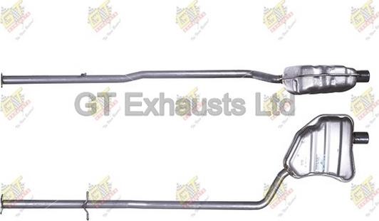 GT Exhausts GBM355 - Глушник вихлопних газів кінцевий autozip.com.ua