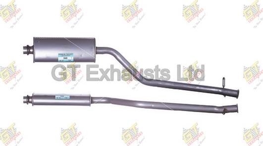 GT Exhausts GCN468 - Середній глушник вихлопних газів autozip.com.ua