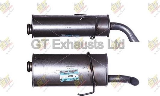 GT Exhausts GCN384 - Глушник вихлопних газів кінцевий autozip.com.ua
