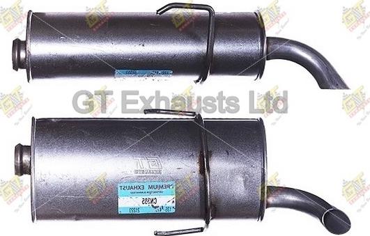 GT Exhausts GCN385 - Глушник вихлопних газів кінцевий autozip.com.ua