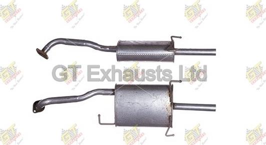 GT Exhausts GDN345 - Глушник вихлопних газів кінцевий autozip.com.ua