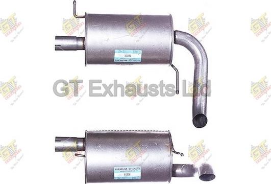 GT Exhausts GFE600 - Глушник вихлопних газів кінцевий autozip.com.ua