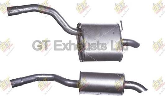 GT Exhausts GFE1009 - Глушник вихлопних газів кінцевий autozip.com.ua