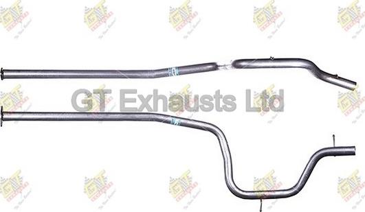 GT Exhausts GFE1008 - Труба вихлопного газу autozip.com.ua