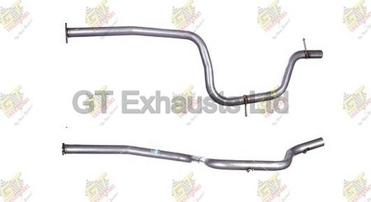 GT Exhausts GFE1011 - Середній глушник вихлопних газів autozip.com.ua