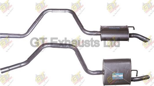 GT Exhausts GFE390 - Глушник вихлопних газів кінцевий autozip.com.ua