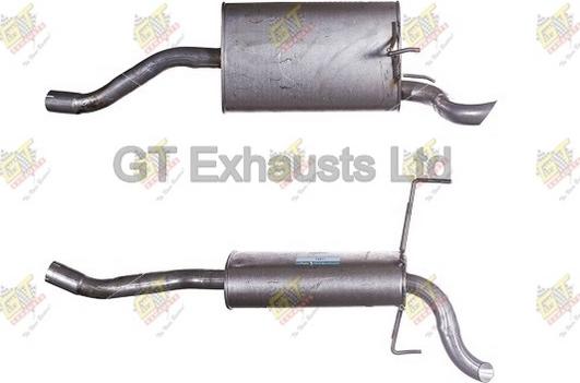 GT Exhausts GFT661 - Глушник вихлопних газів кінцевий autozip.com.ua