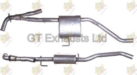 GT Exhausts GGM442 - Глушник вихлопних газів кінцевий autozip.com.ua