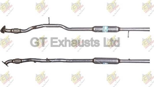 GT Exhausts GGM622 - Середній глушник вихлопних газів autozip.com.ua