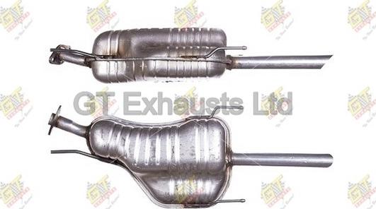 GT Exhausts GGM340 - Глушник вихлопних газів кінцевий autozip.com.ua