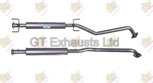 GT Exhausts GGM290 - Середній глушник вихлопних газів autozip.com.ua